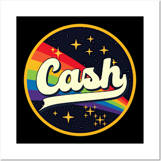 Cash // Rainbow In Space Vintage Style Posters and Art